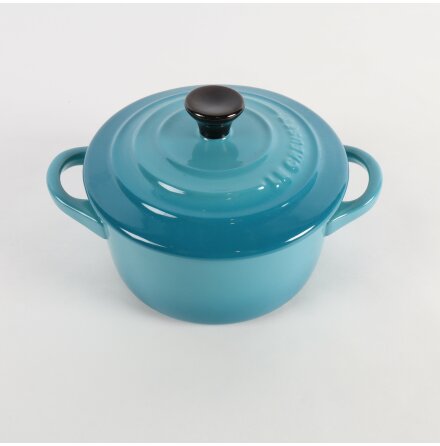 Le Creuset - Minigryta i stengods - Turkosa - 4st