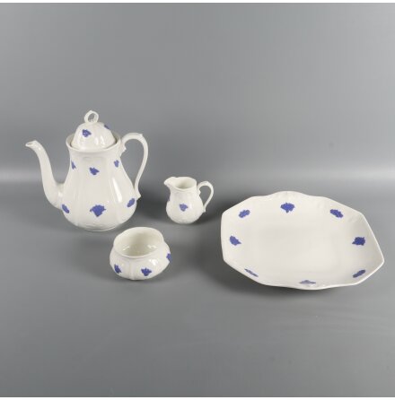 Gustavsberg - Bl Blom - Kaffekanna set - 4 delar