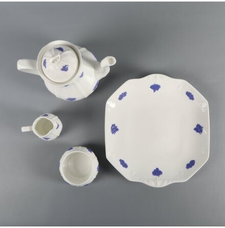 Gustavsberg - Bl Blom - Kaffekanna set - 4 delar